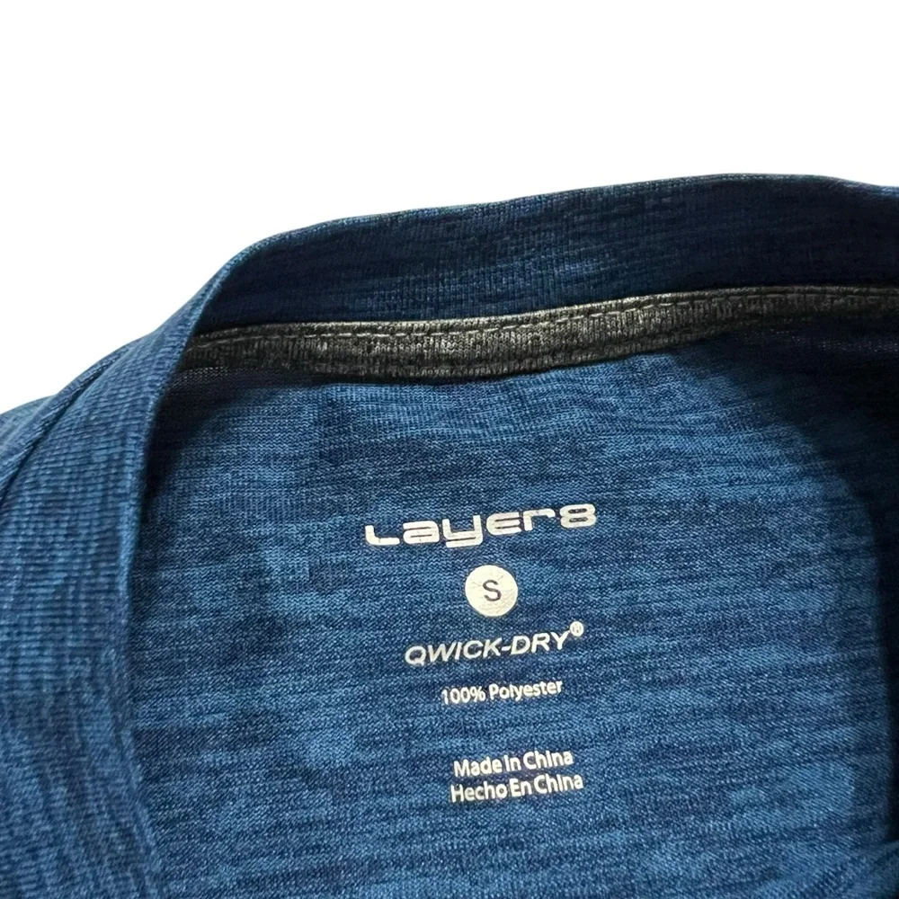 Layer 8 Boys S Blue Quick-Dry Athletic Tee